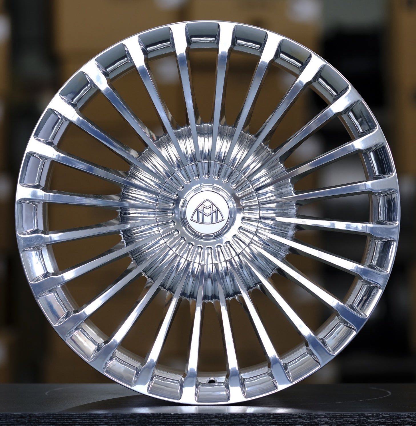 23" Mercedes GLS GLE Maybach GLS680 GLS600 GLS580 Forged Staggered Polished Wheels & Rims
