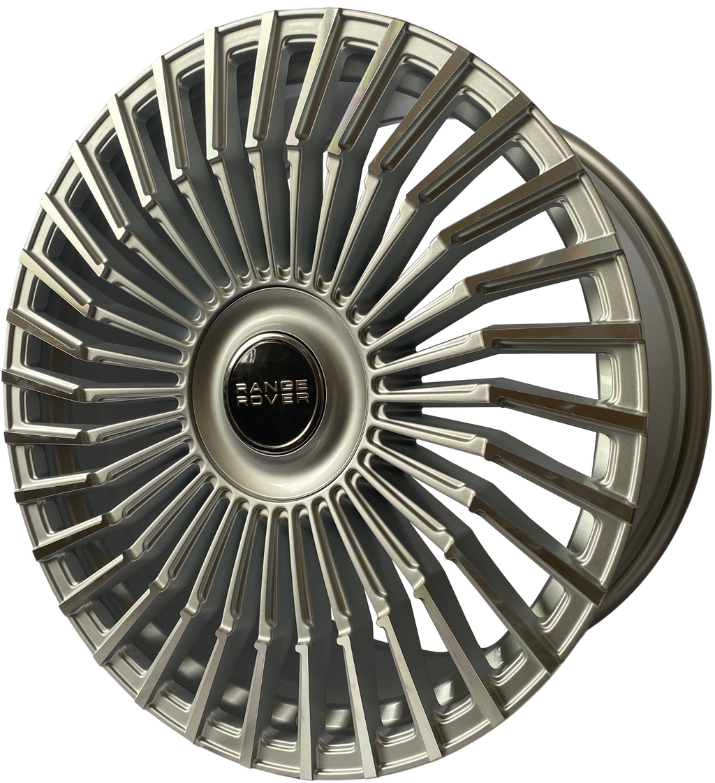 23" Range Rover Full Size Sport Silver Machined Style 35 Wheels
