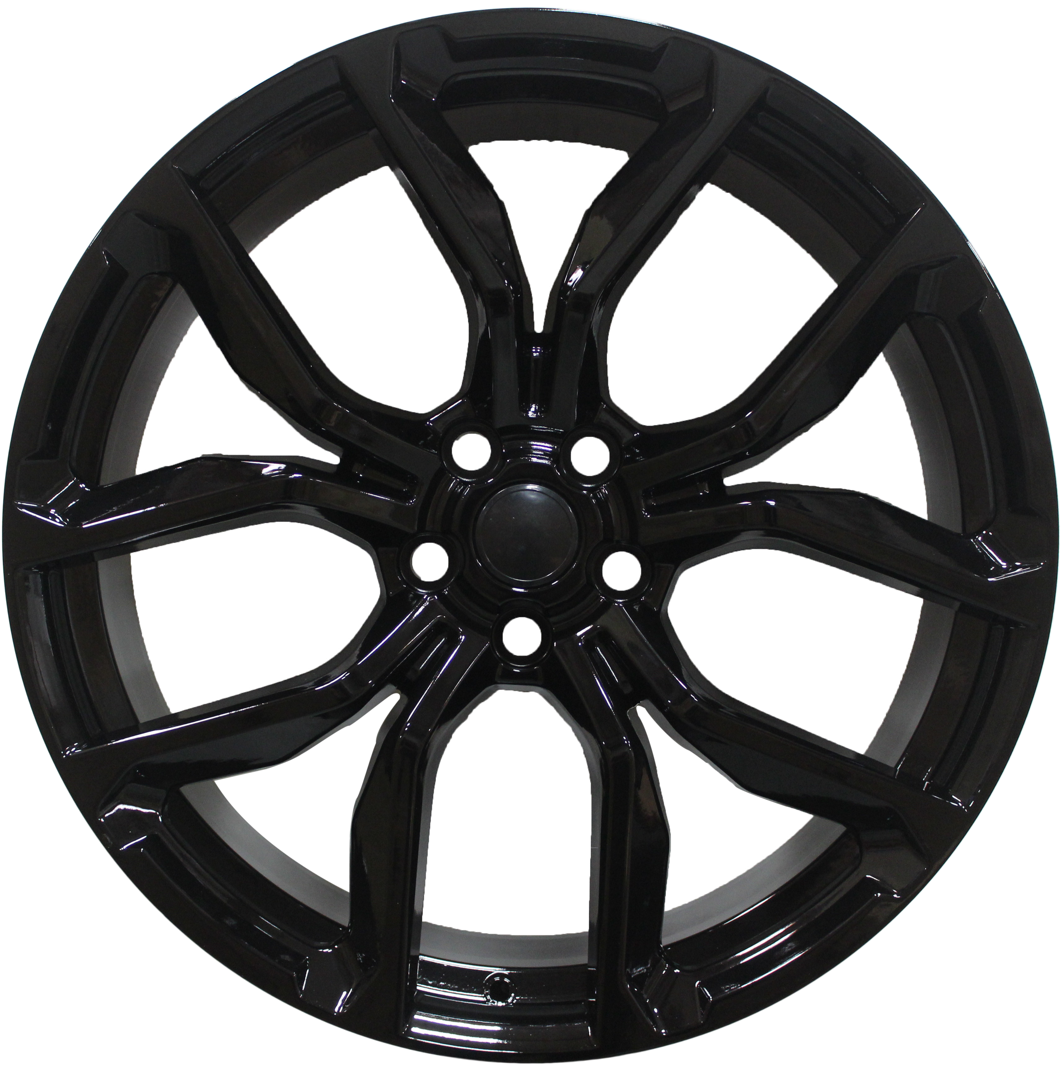 22 Inch Rims fit Range Rover Sport SVR HSE Full Size SVR Style Gloss Black Wheels