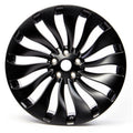 21" Tesla Model Y Staggered Satin Black Style 14 Wheels & Rims