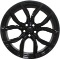22 Inch Rims fit Range Rover Sport SVR HSE Full Size SVR Style Gloss Black Wheels