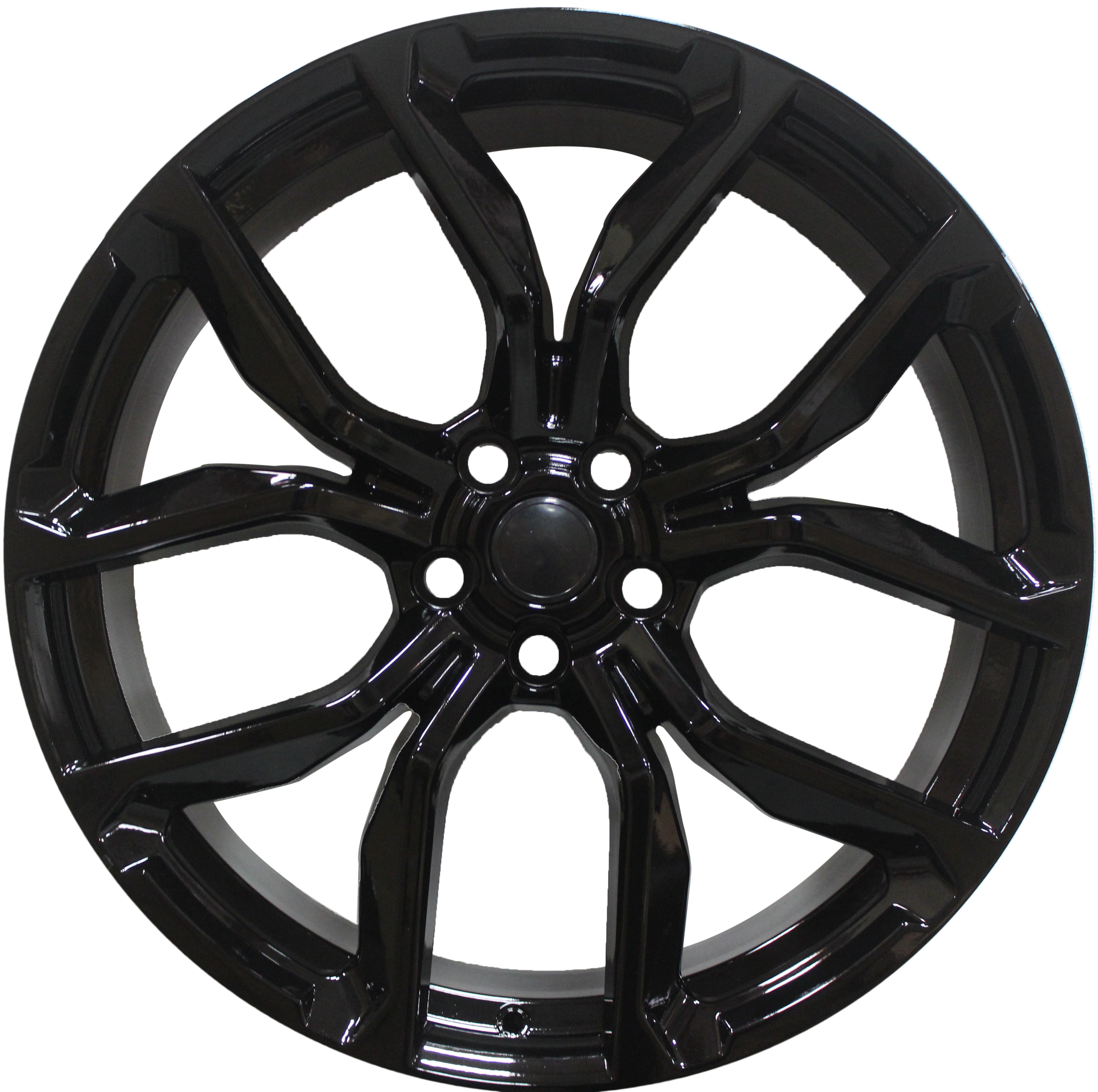 22 Inch Rims fit Range Rover Sport SVR HSE Full Size SVR Style Gloss Black Wheels