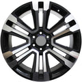 26" Chevy GMC Sierra Denali Yukon Tahoe Suburban Black Machined Wheels & Rims