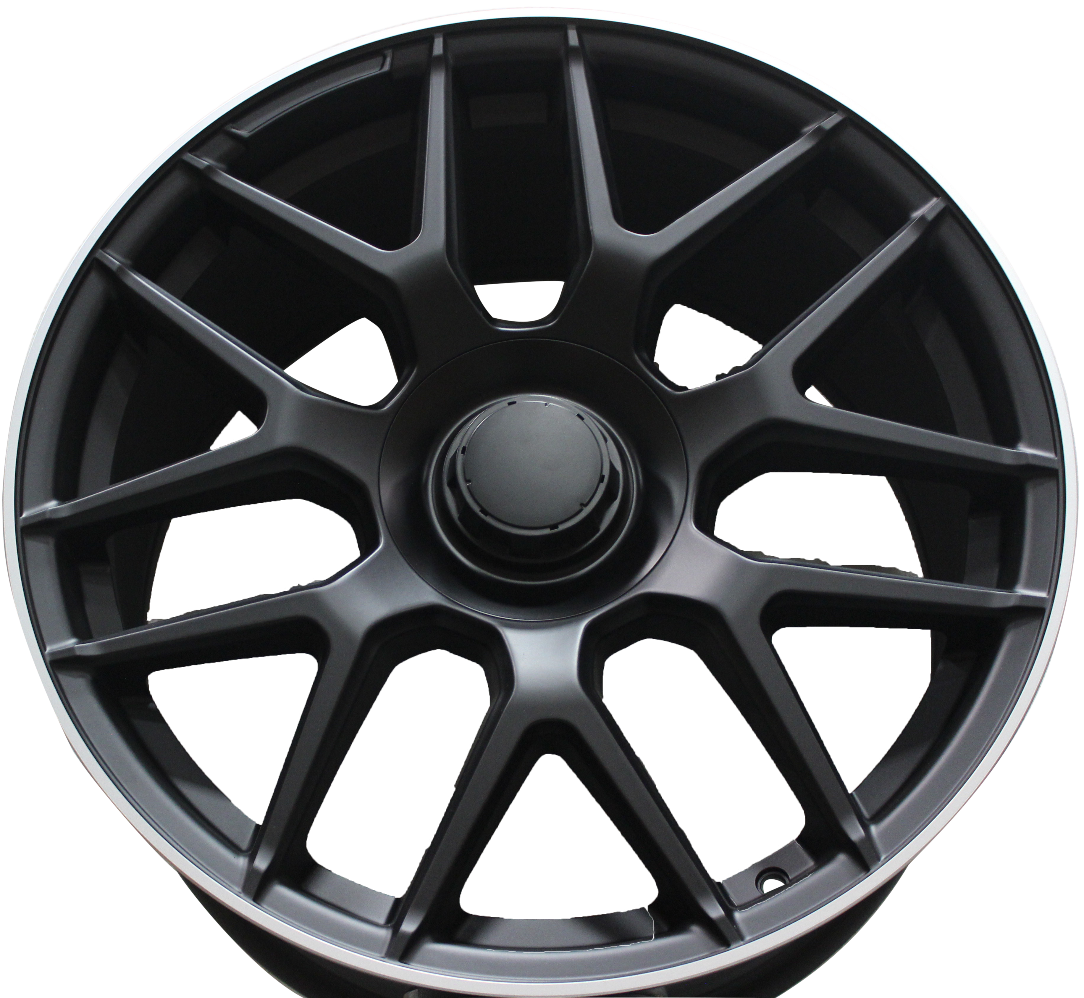 19" Mercedes S-Class CL Staggered Matte Black Machined Lip Wheels & Rims