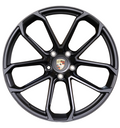 22" Porsche Cayenne Panamera Turbo S GTS Base Staggered Satin Gunmetal Machined Wheels & Rims