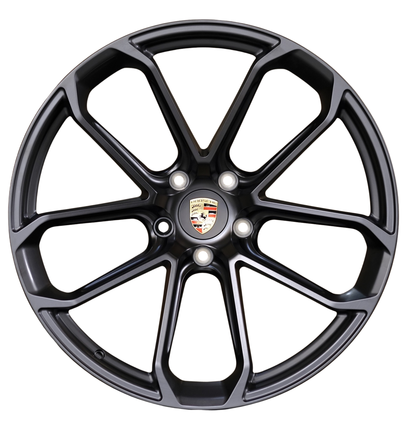 22" Porsche Cayenne Panamera Turbo S GTS Base Staggered Satin Gunmetal Machined Wheels & Rims
