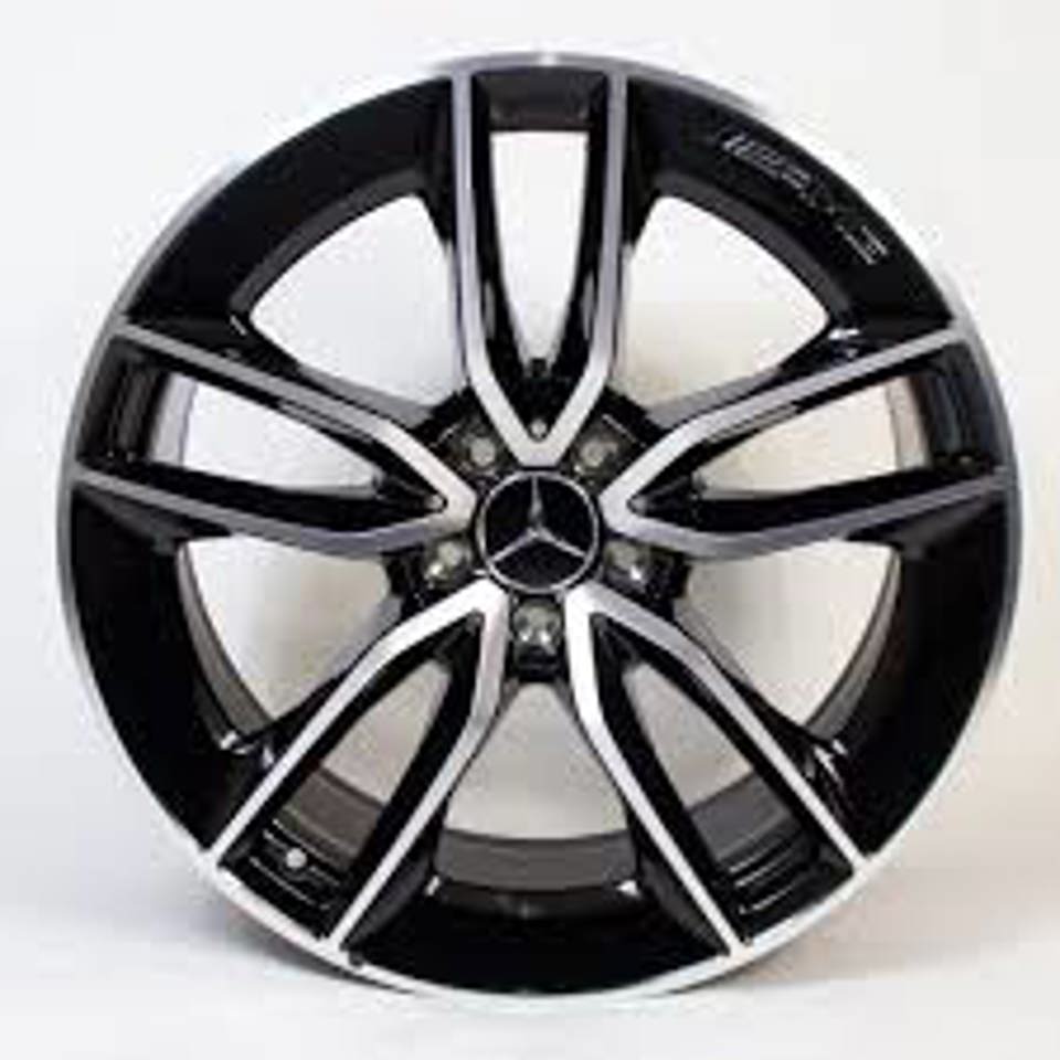 20" Mercedes C-Class E-Class C400 C350 E550 E350 Black Machined Style 43 Wheels & Rims
