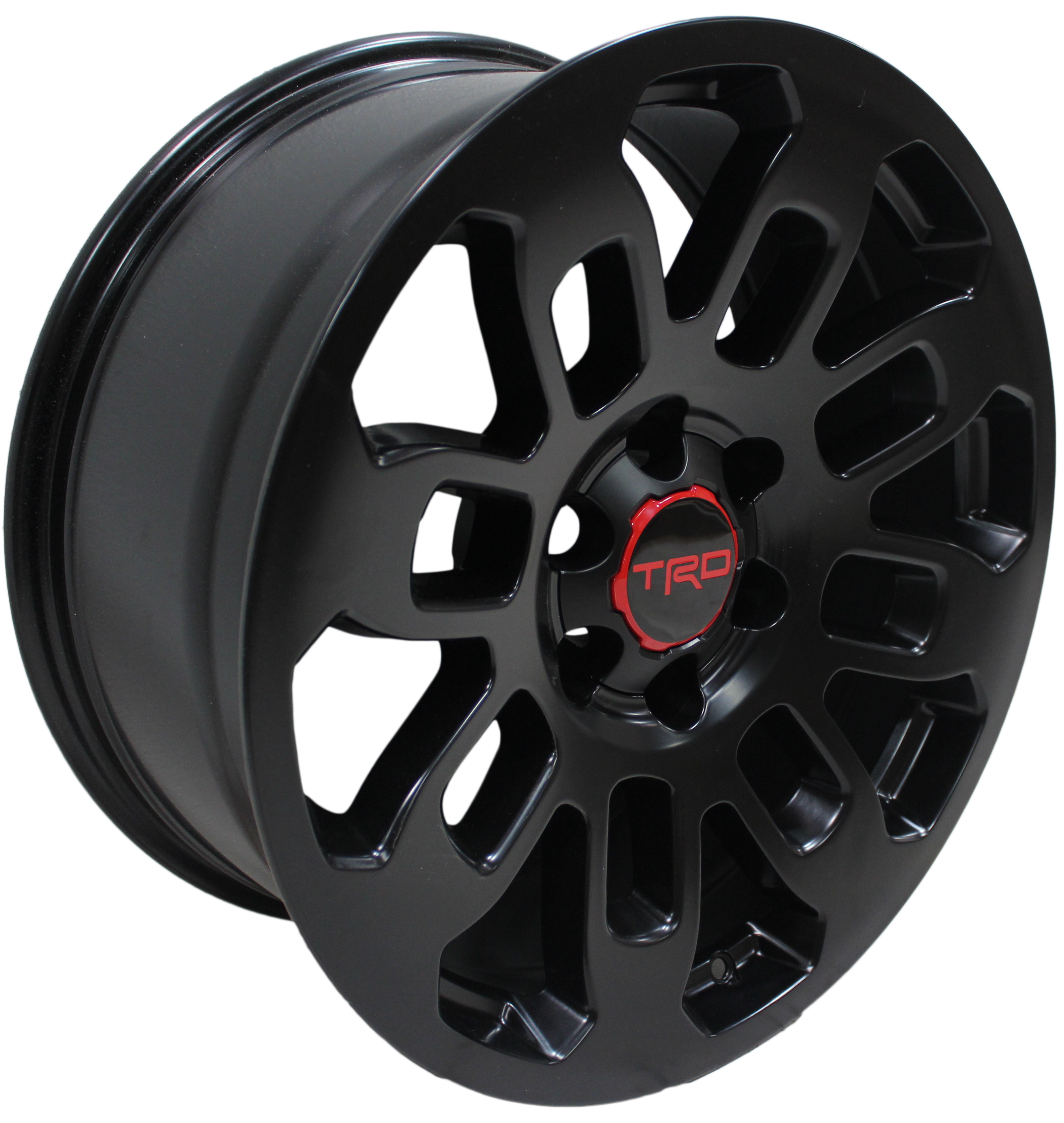18" Toyota 4Runner FJ Cruiser Tacoma TRD Pro Style Satin Black Wheels & Rims