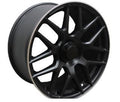 18" Mercedes S-Class CL S600 S550 S63 Matte Black Machined Lip Wheels & Rims