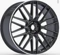 22" Mercedes GLS GLE Staggered Satin Black Machined Lip Style 51-2 Wheels