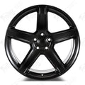 22" Dodge Ram 1500 Staggered Satin Black Style 14 Wheels