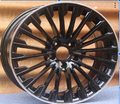 20" Mercedes C-Class E-Class CLA Staggered Gloss Black Machined Lip Style 65 Wheels