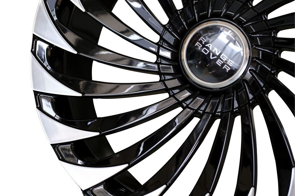 22" Range Rover Full Size Sport SV SE HSE Monoblock Forged Black Machined Style 31 Wheels & Rims