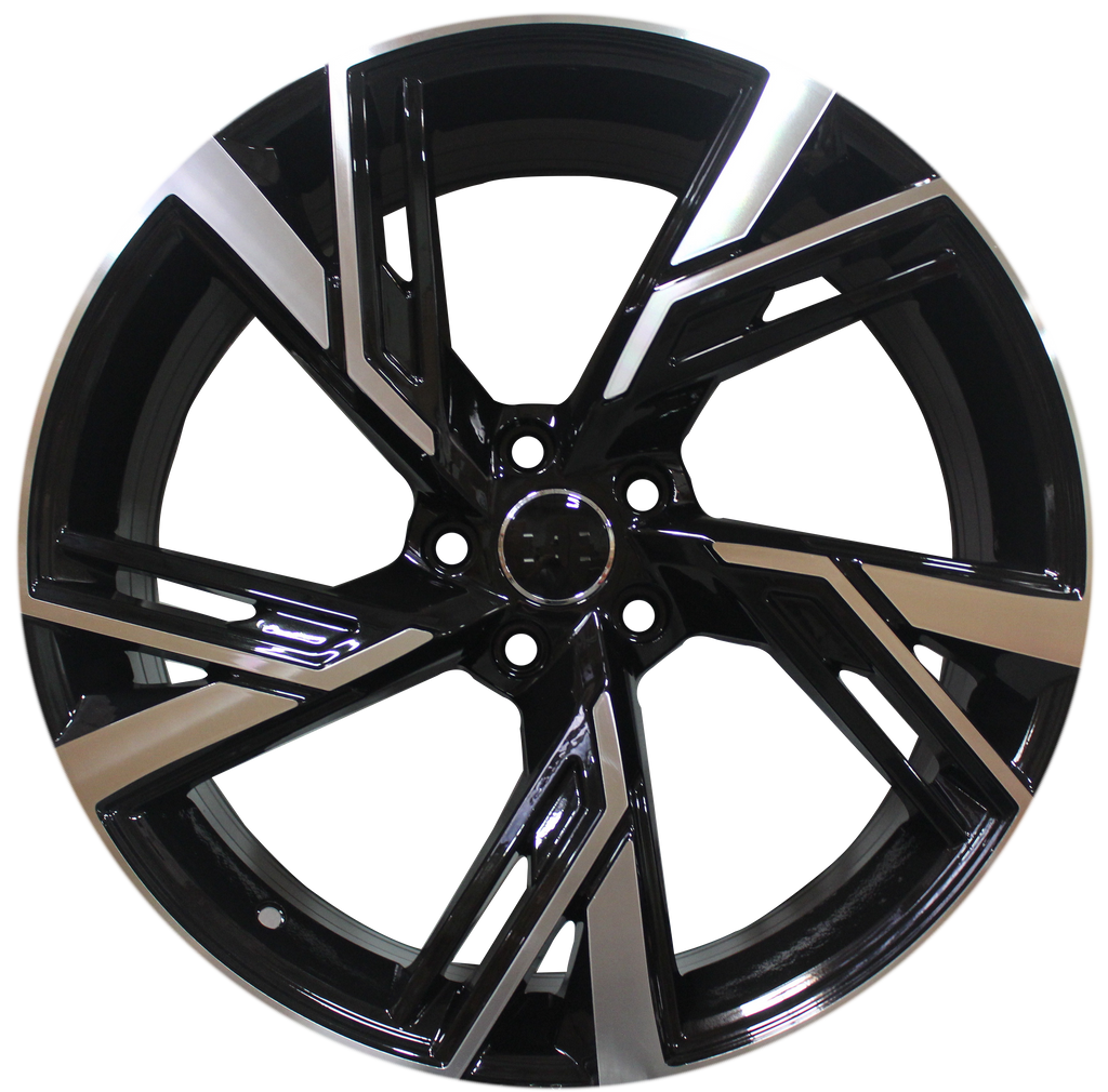 19" Audi A4 A5 A6 A7 S4 S5 S6 S7 RS Style Black Machined Wheels & Rims