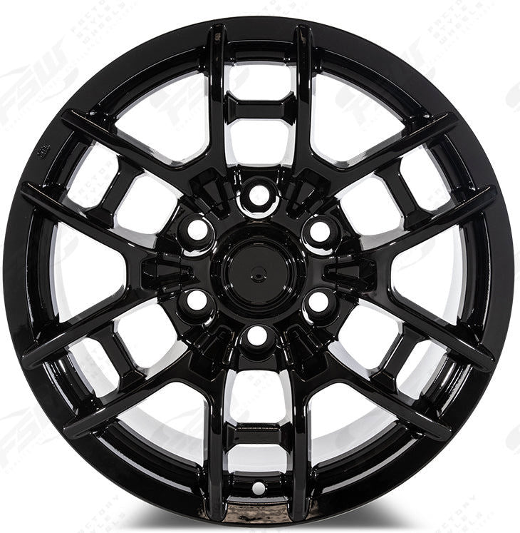 20" Toyota 4Runner FJ Cruiser Tacoma TRD Pro Style Gloss Black Wheels & Rims