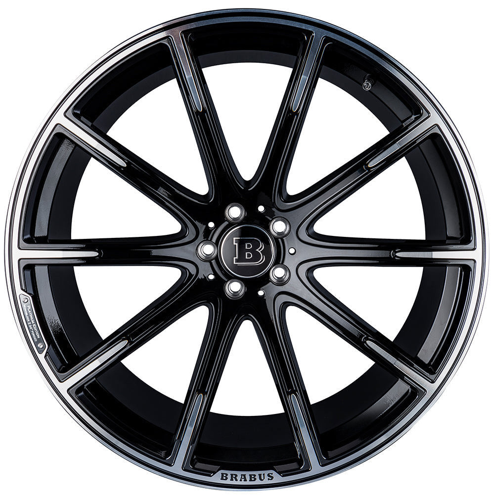 22" Mercedes G-Wagon G63 G550 Brabus Platinum Style Satin Black Machined Wheels & Rims