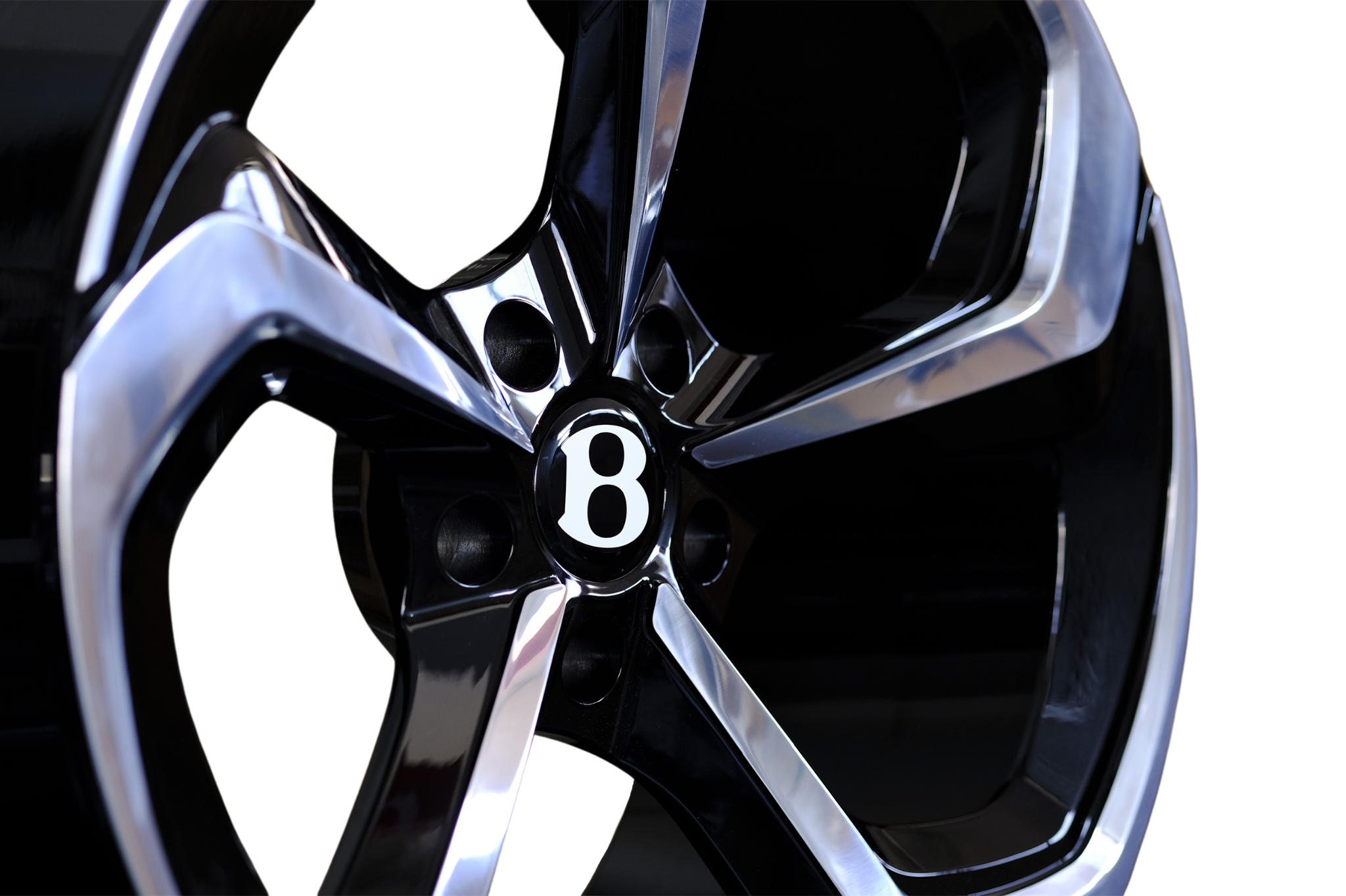 22" Bentley Bentayga Forged Black Machined Wheels & Rims