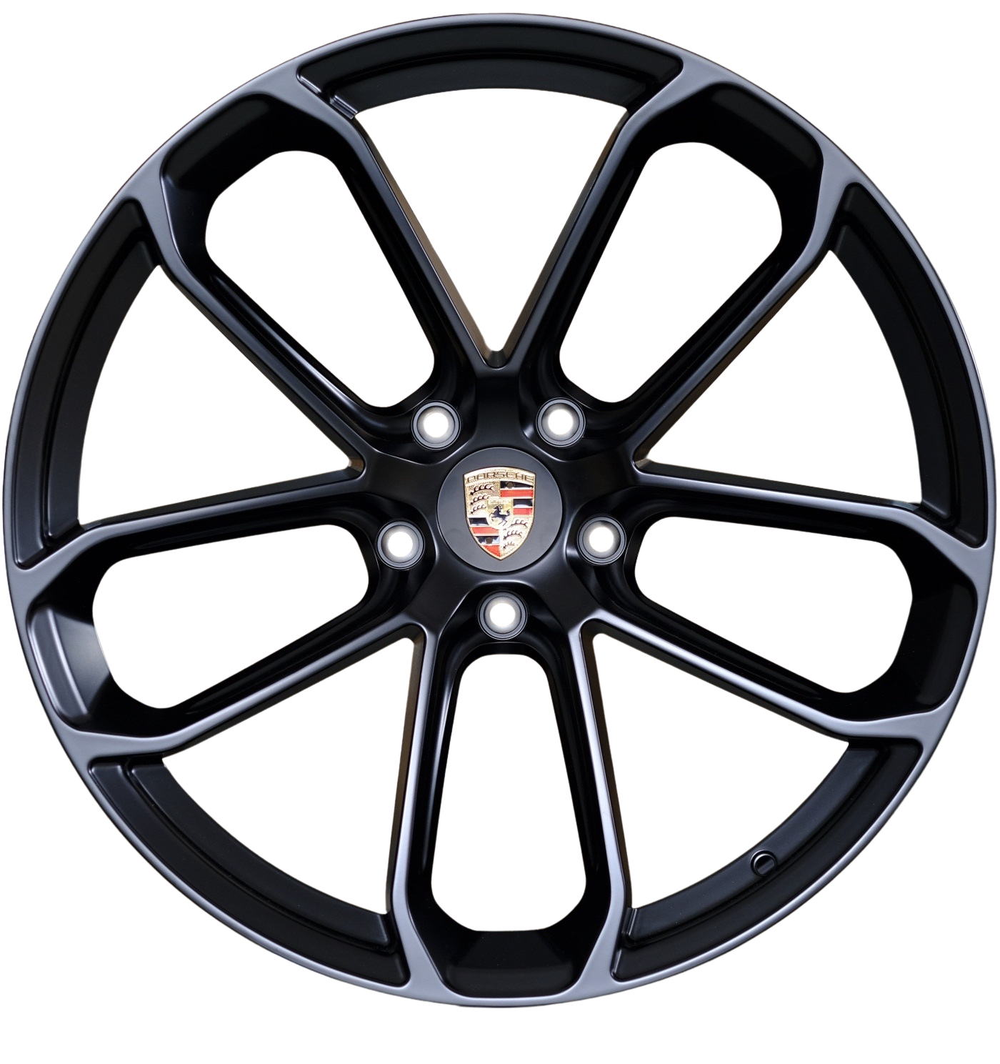 22" Porsche Cayenne Panamera Turbo S GTS Base Staggered Satin Black Wheels & Rims
