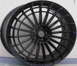 20" Mercedes S-Class E-Class Staggered Satin Black Style 49 Wheels