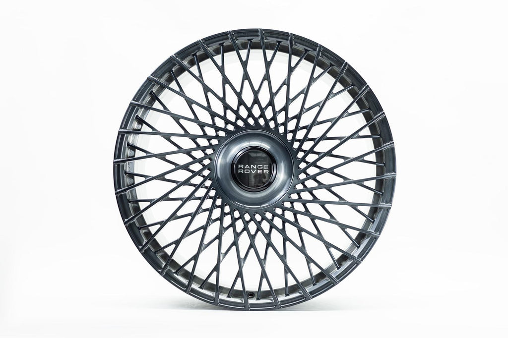 24" Range Rover Full Size Sport Defender Forged Gunmetal Brushed Style 45 Wheels