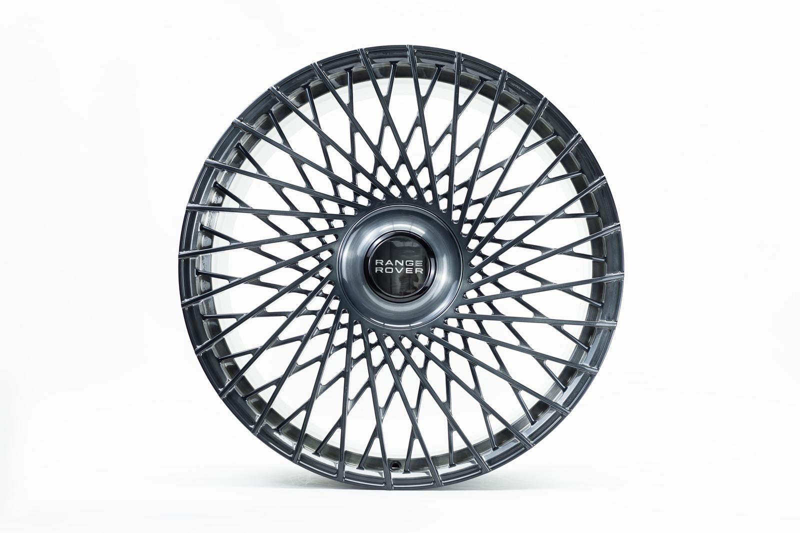 24" Range Rover Full Size Sport Defender Forged Gunmetal Brushed Style 45 Wheels