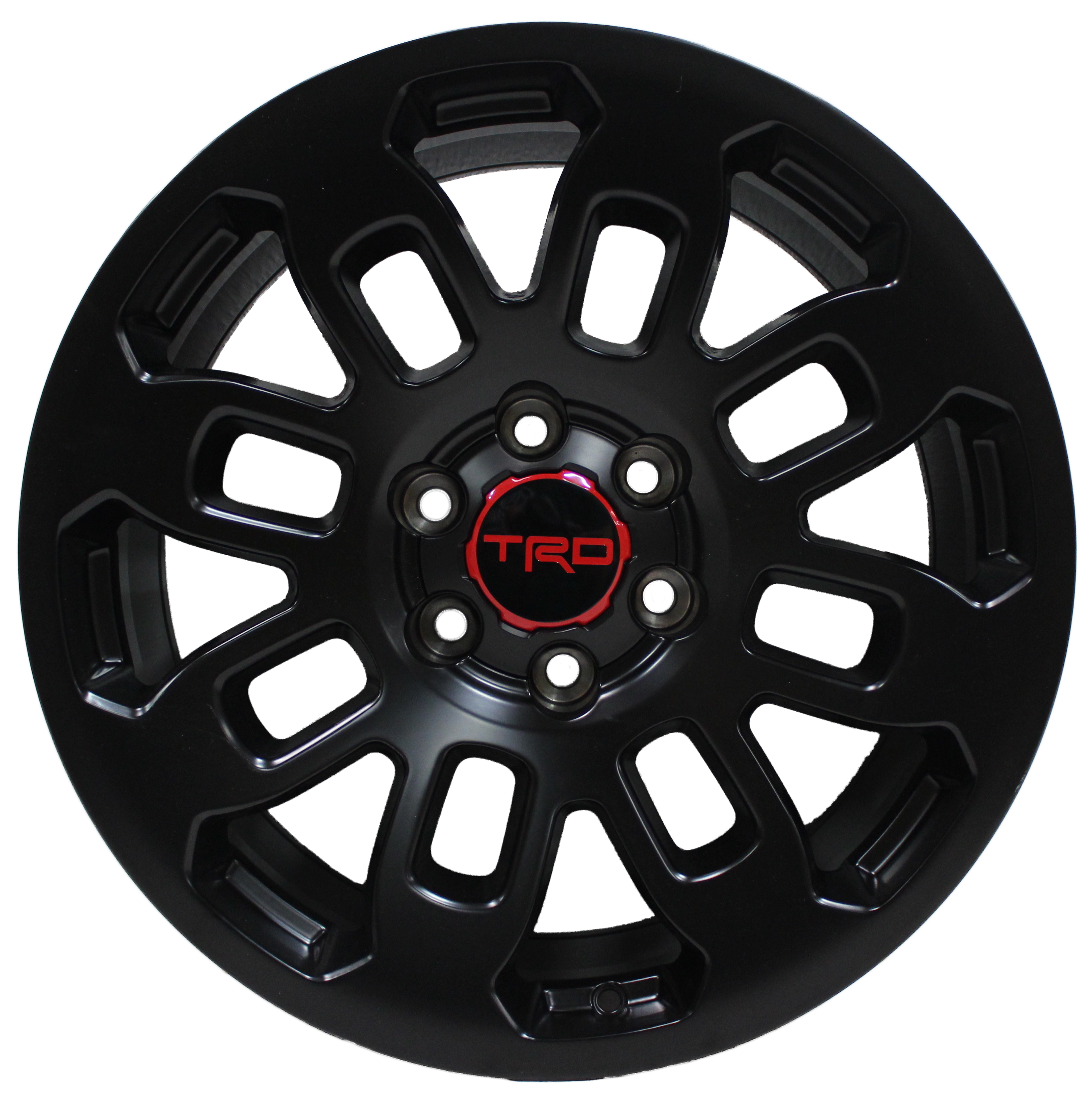18" Toyota 4Runner FJ Cruiser Tacoma TRD Pro Style Satin Black Wheels & Rims