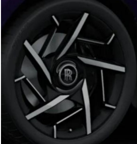 24" Rolls Royce Ghost Phantom Wraith Forged Monoblock Black Polished Wheels & Rims