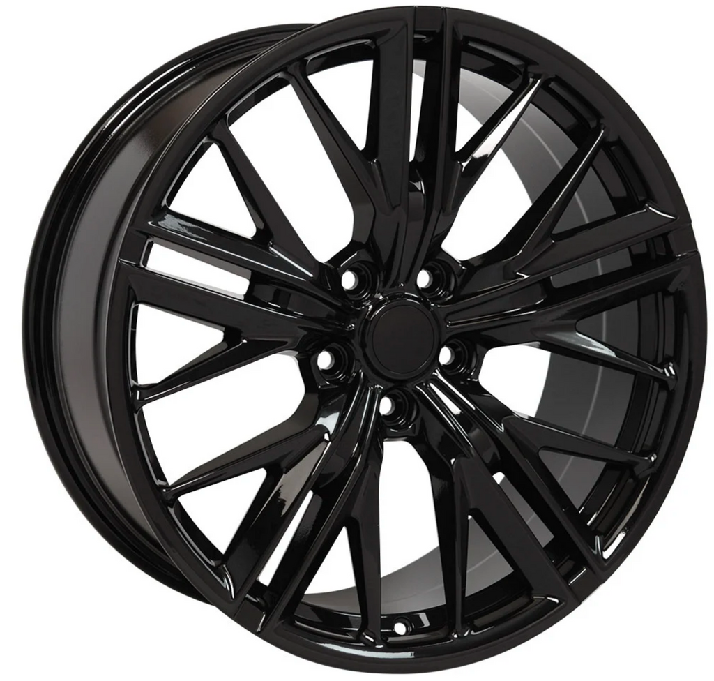 20" Chevy Camaro SS RS ZL1 Staggered Gloss Black Wheels & Rims