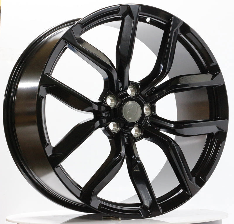 24" Range Rover Full Size / Sport / Defender SVR Satin Black Wheels & Rims