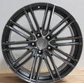 21" Porsche Cayenne Panamera Turbo S GTS Gunmetal Machined Style 17 Wheels