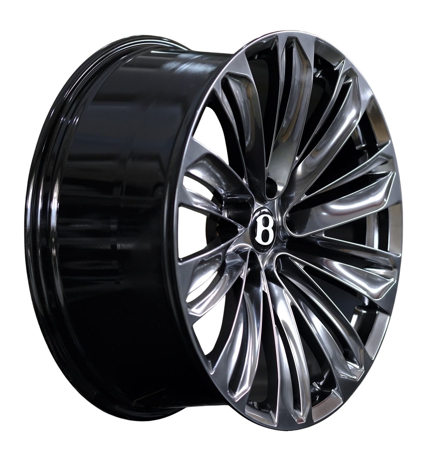 22" Bentley Bentayga Monoblock Forged Hype Black Style 12 Wheels & Rims