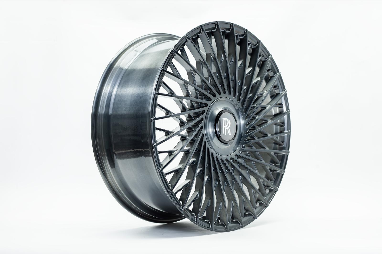 22" Rolls Royce Ghost Cullinan Phantom Forged Gunmetal Brushed Style 28 Wheels