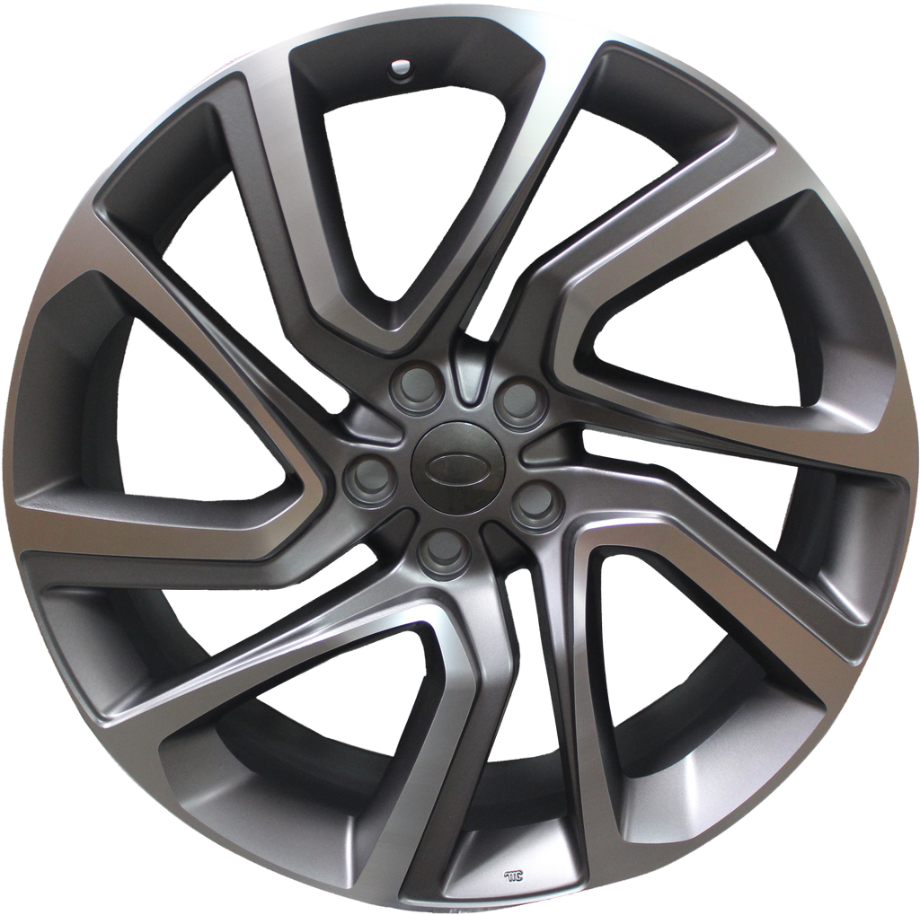 22" Range Rover Full Size Sport Defender Gunmetal Machined Style 23 Wheels