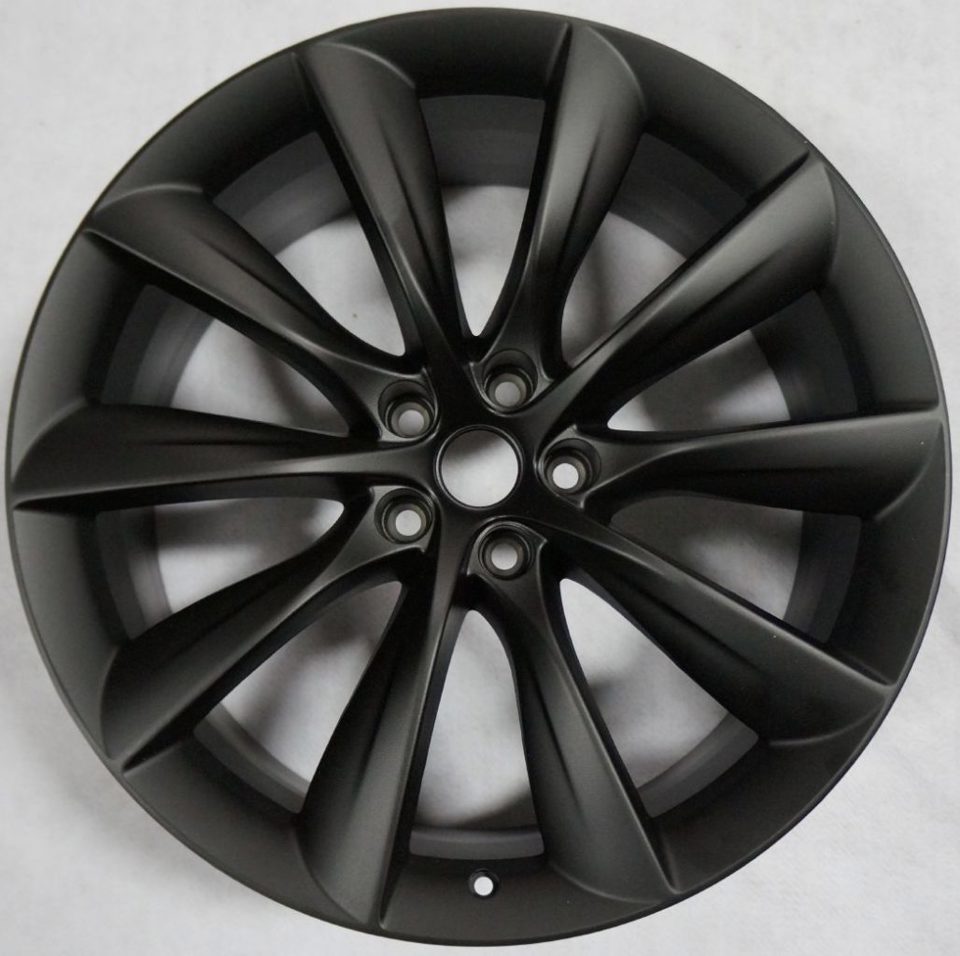 18" Tesla Model 3 Model Y Satin Black Style 11 Wheels