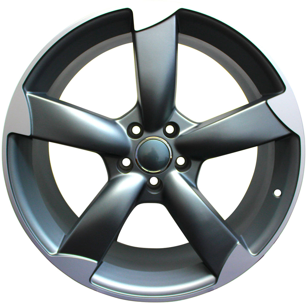 19" Audi A4 A5 A6 A7 Q5 S-Line Gunmetal Machined Style 11 Wheels & Rims