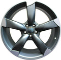 19" Audi A4 A5 A6 A7 Q5 S-Line Gunmetal Machined Style 11 Wheels & Rims