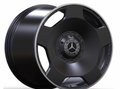 22" Mercedes S-Class Forged Hammer Satin Black Machined Lip Style 58 Wheels