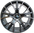 22" Audi Q5 Q7 Q8 A6 A7 A8 S6 S7 S8 S-Line Gunmetal Machined Wheels & Rims