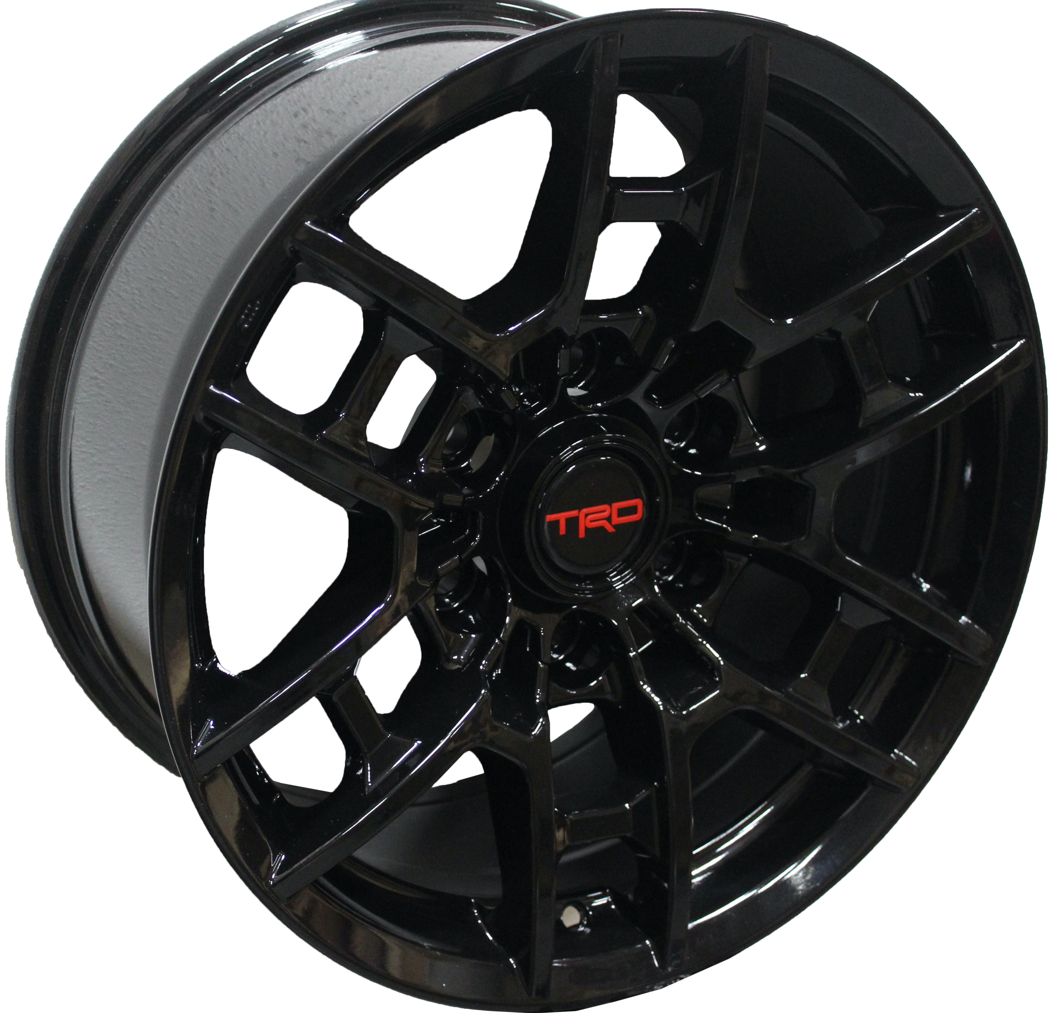 22" Toyota 4Runner FJ Cruiser Tacoma TRD Gloss Black Style 21 Wheels