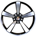 20"/21" Porsche 911 Carrera GTS Turbo S Forged Gloss Black Machined Style 29 Wheels & Rims