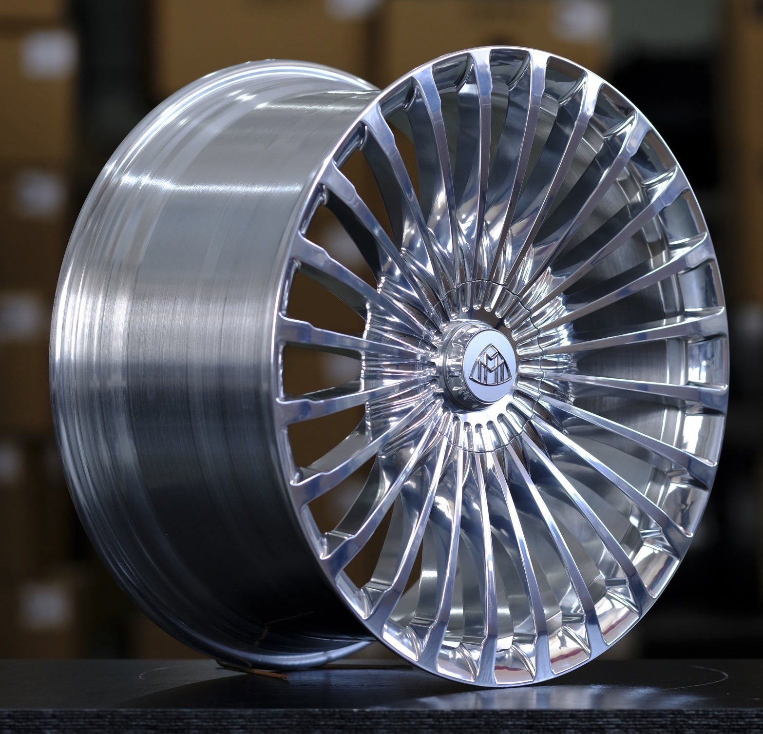 22" Mercedes S-Class S580 S600 Forged Monoblock Polished Wheels & Rims