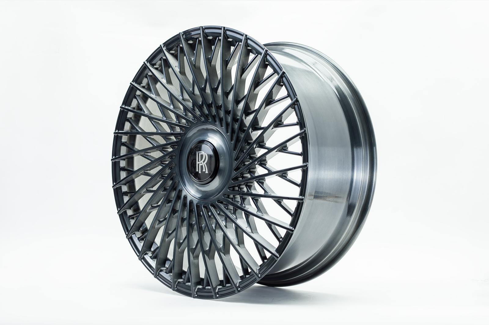 22" Rolls Royce Ghost Cullinan Phantom Forged Gunmetal Brushed Style 28 Wheels