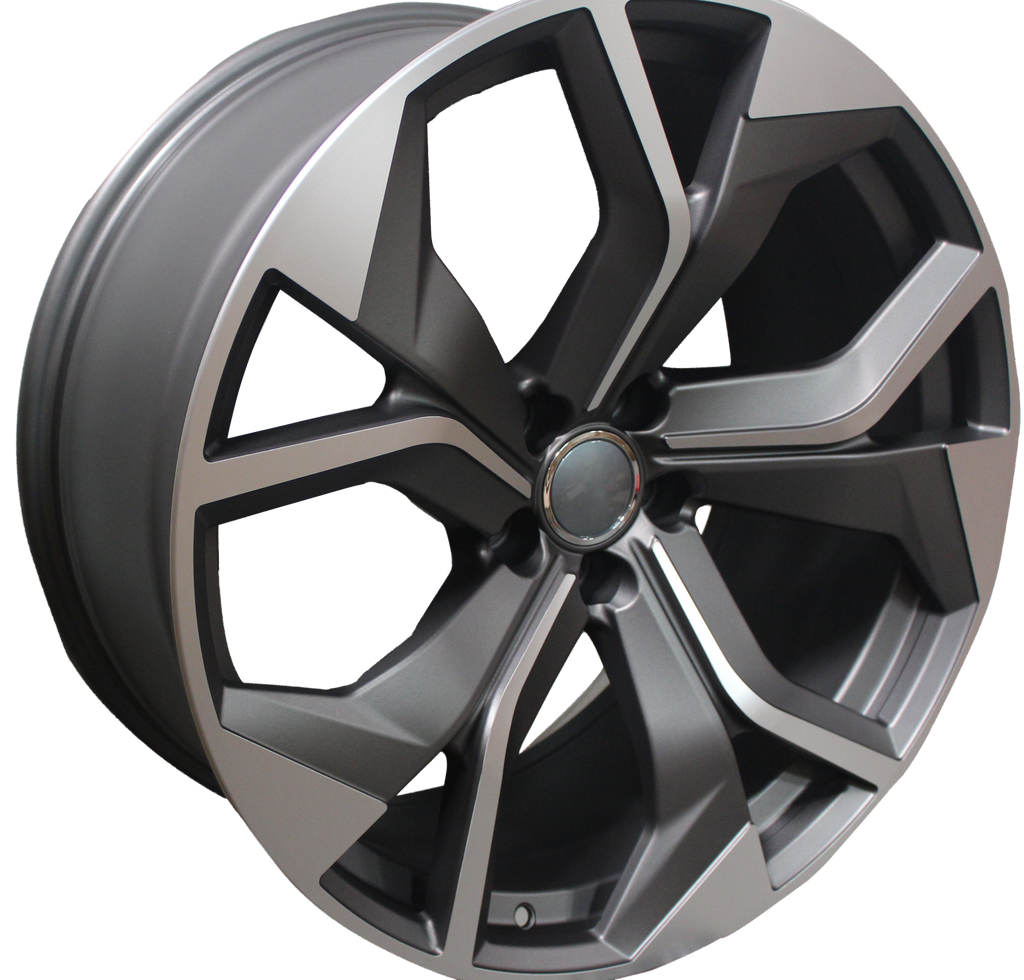 23" Audi Q5 Q7 Q8 A6 A7 A8 S-Line Black Machined Wheels & Rims