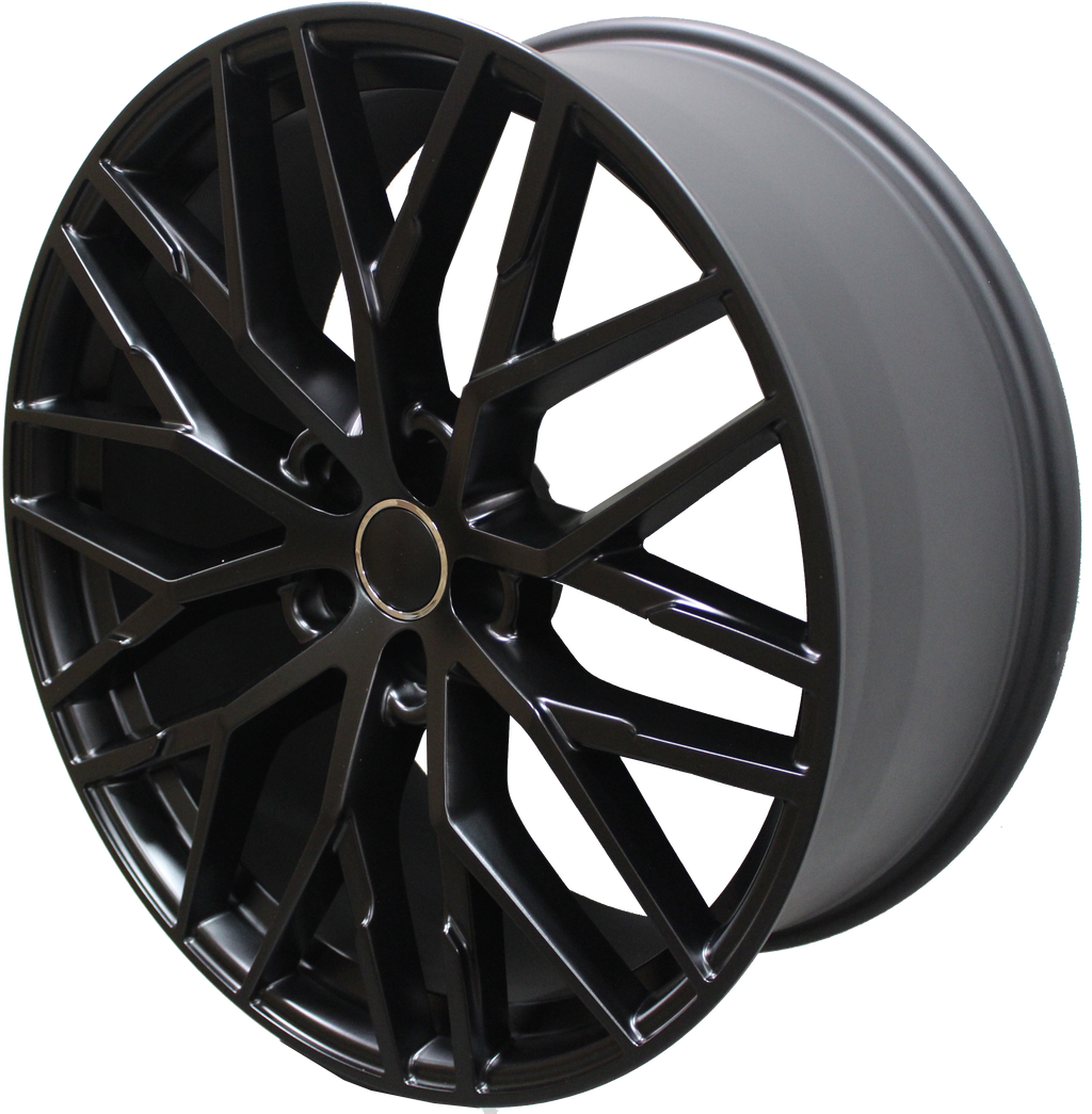 20" Audi Q3 Q5 Q7 A4 A5 A6 A7 A8 R8 Style Satin Black Wheels & Rims