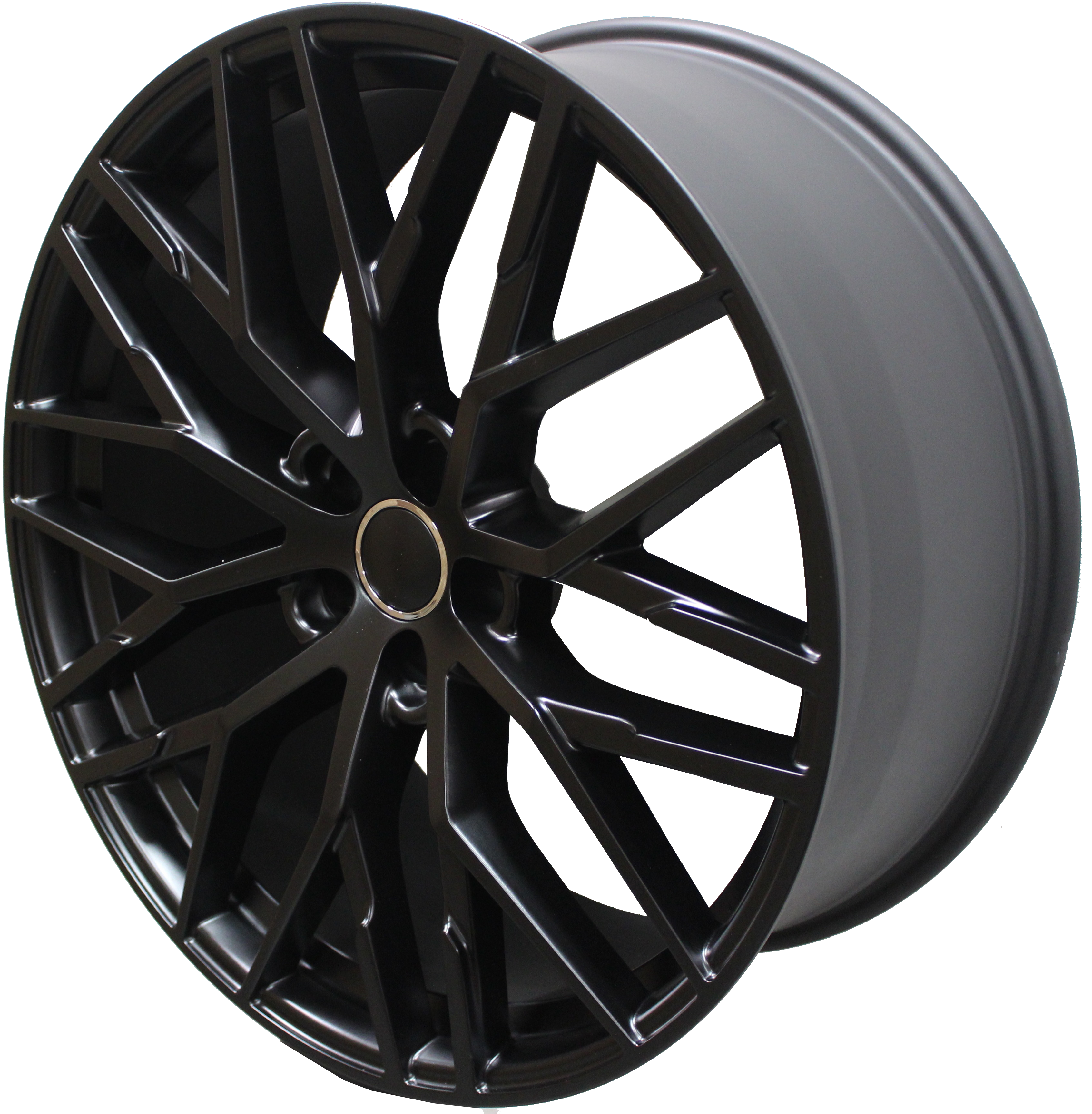 20" Audi Q3 Q5 Q7 A4 A5 A6 A7 A8 R8 Style Satin Black Wheels & Rims