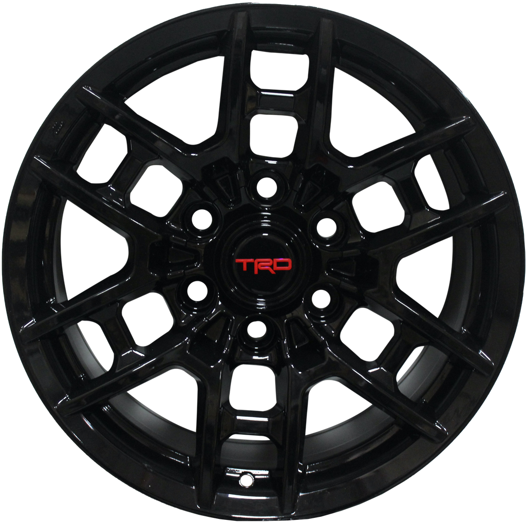 22" Toyota 4Runner FJ Cruiser Tacoma TRD Gloss Black Style 21 Wheels