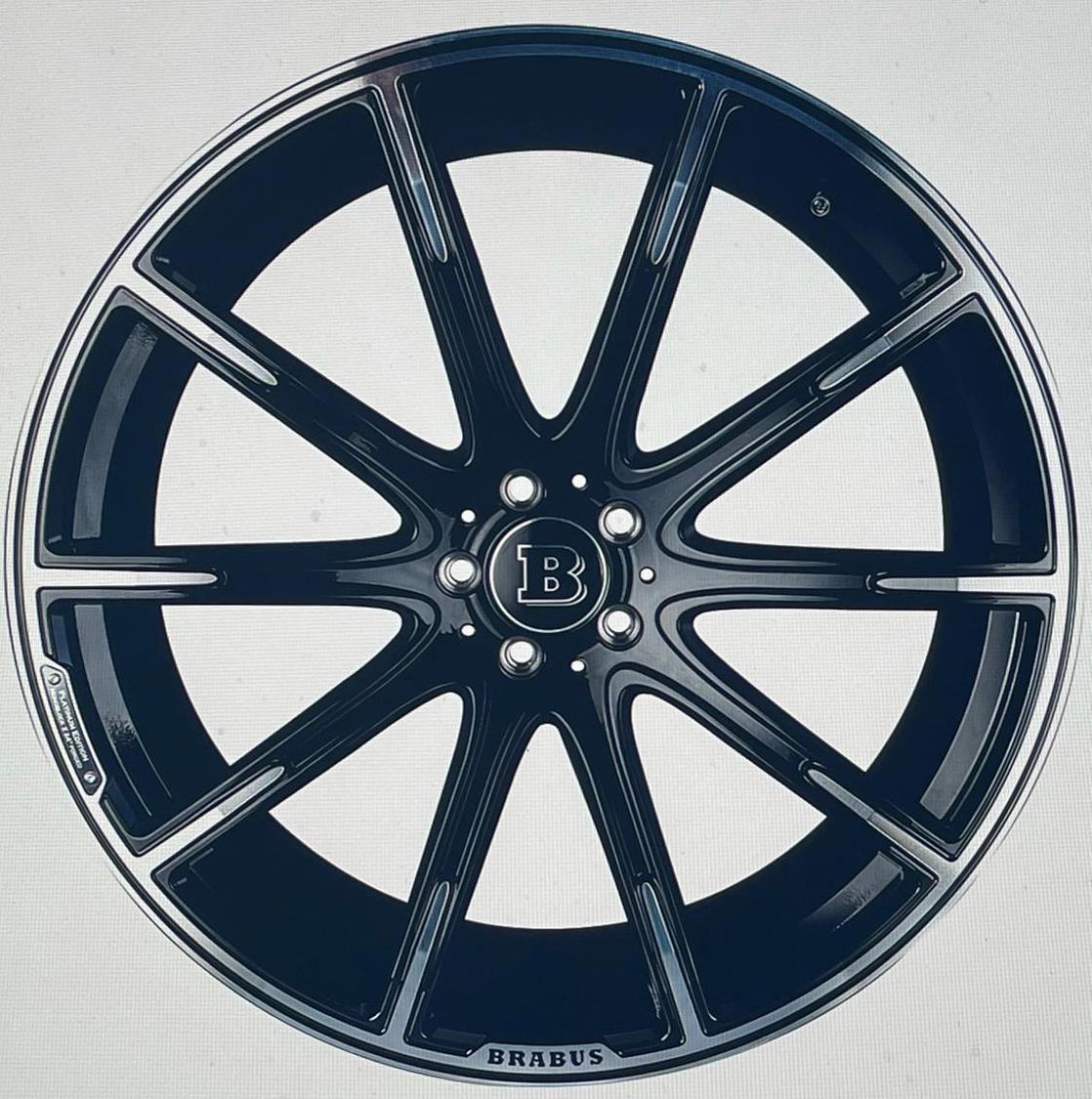 19" Mercedes C-Class E-Class S-Class Staggered Black Machined Style 41 Wheels & Rims