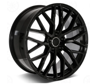 19" Audi A4 A8 Q3 Q5 Q7 S-Line R8 Mesh Gloss Black Style 24 Wheels & Rims
