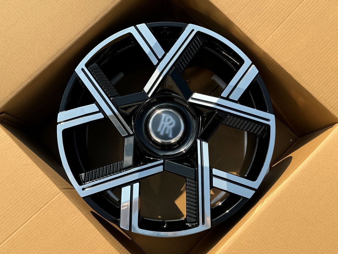 23" Rolls Royce Ghost Cullinan Phantom Forged Black Style  Wheels