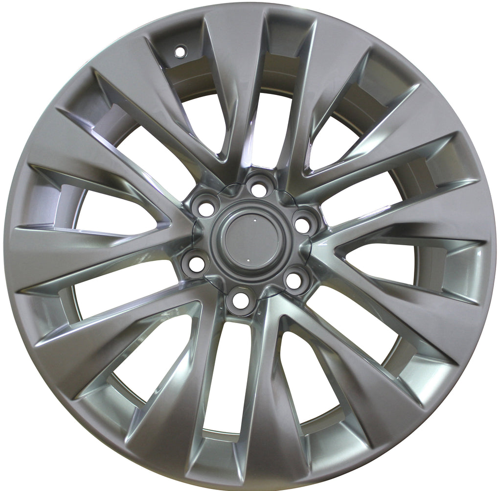 20" Toyota 4Runner FJ Cruiser Tacoma Lexus GX460 GX470 Hyper Silver Wheels & Rims